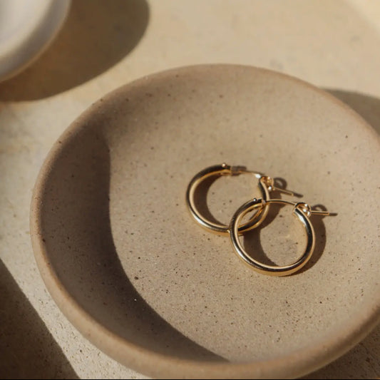 Handmade Classic 14k Gold-Filled Hoops