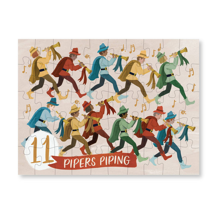 12 Days of Christmas - 50 Piece Jigsaw Puzzles - Set of 12