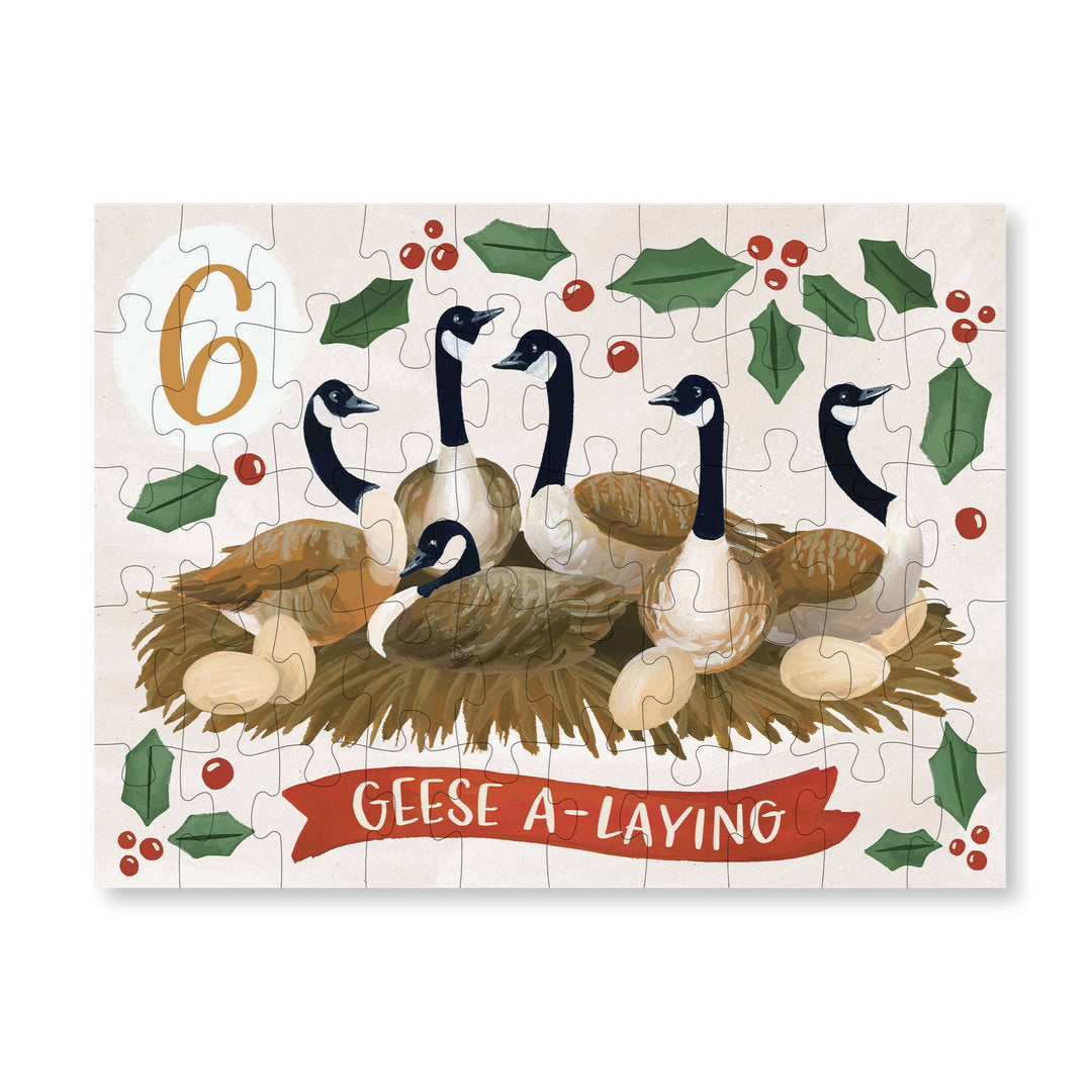 12 Days of Christmas - 50 Piece Jigsaw Puzzles - Set of 12