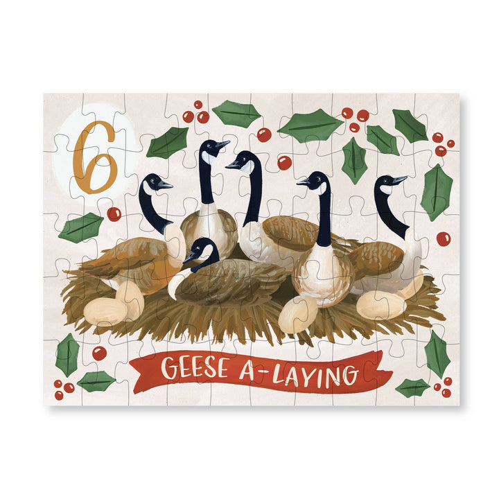 12 Days of Christmas - 50 Piece Jigsaw Puzzles - Set of 12