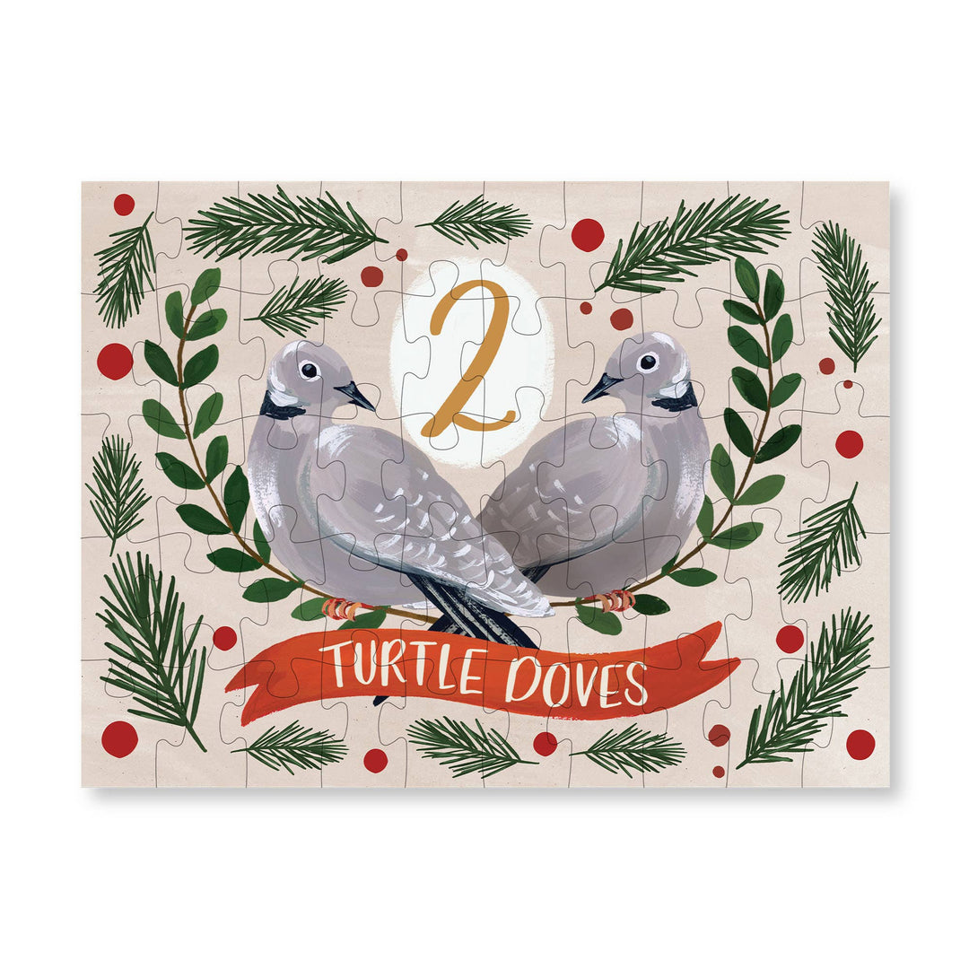 12 Days of Christmas - 50 Piece Jigsaw Puzzles - Set of 12