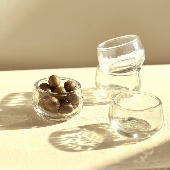 Pebbled Condiment Bowls - Set of 4