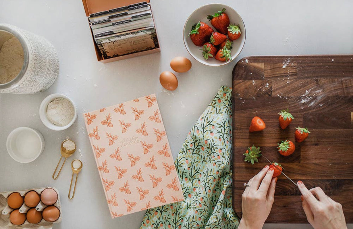 Handmade Strawberry Heirloom Recipe Book