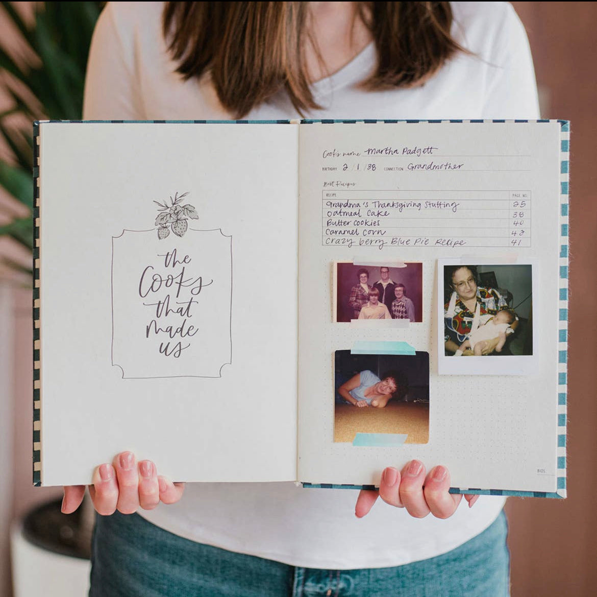 Handmade Strawberry Heirloom Recipe Book