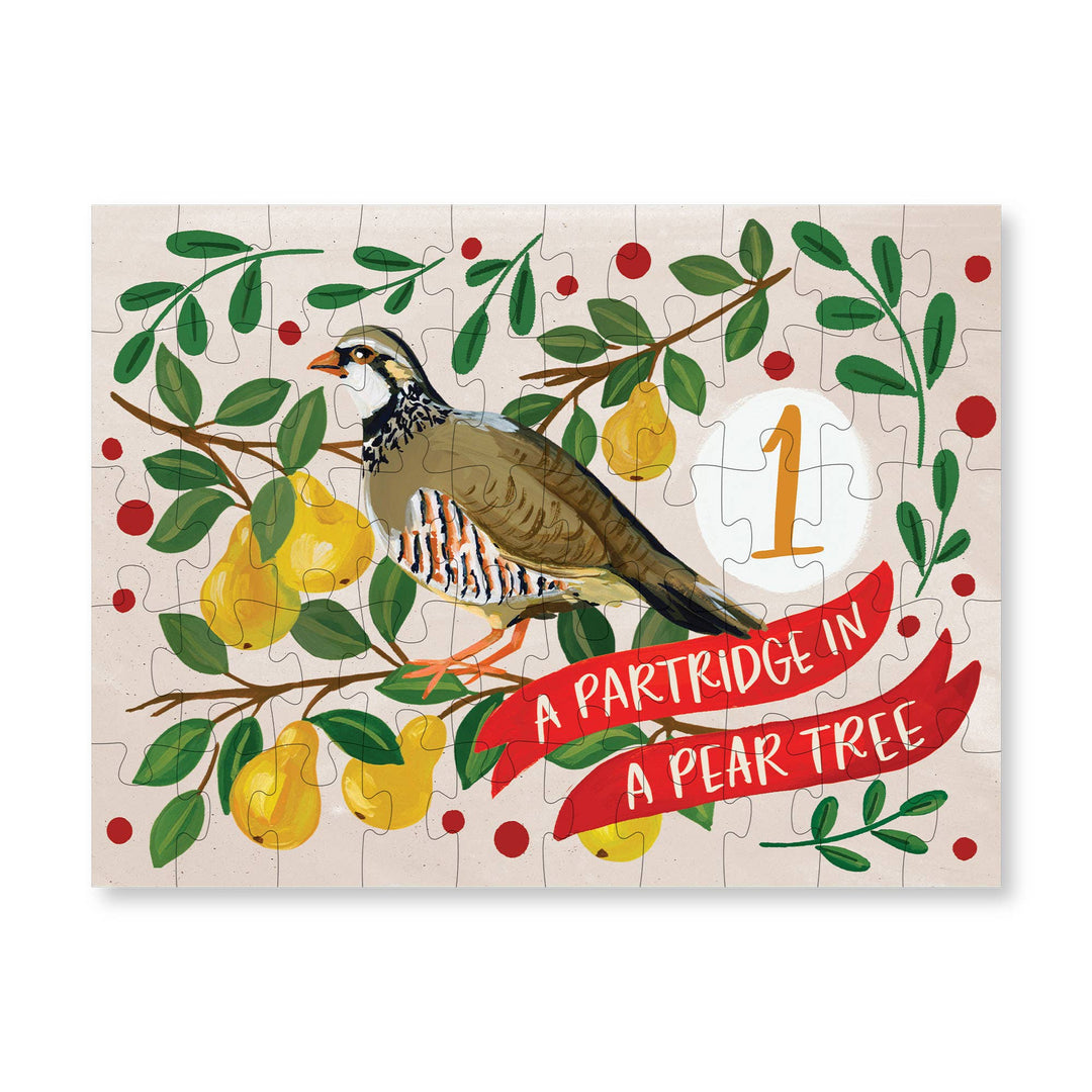 12 Days of Christmas - 50 Piece Jigsaw Puzzles - Set of 12