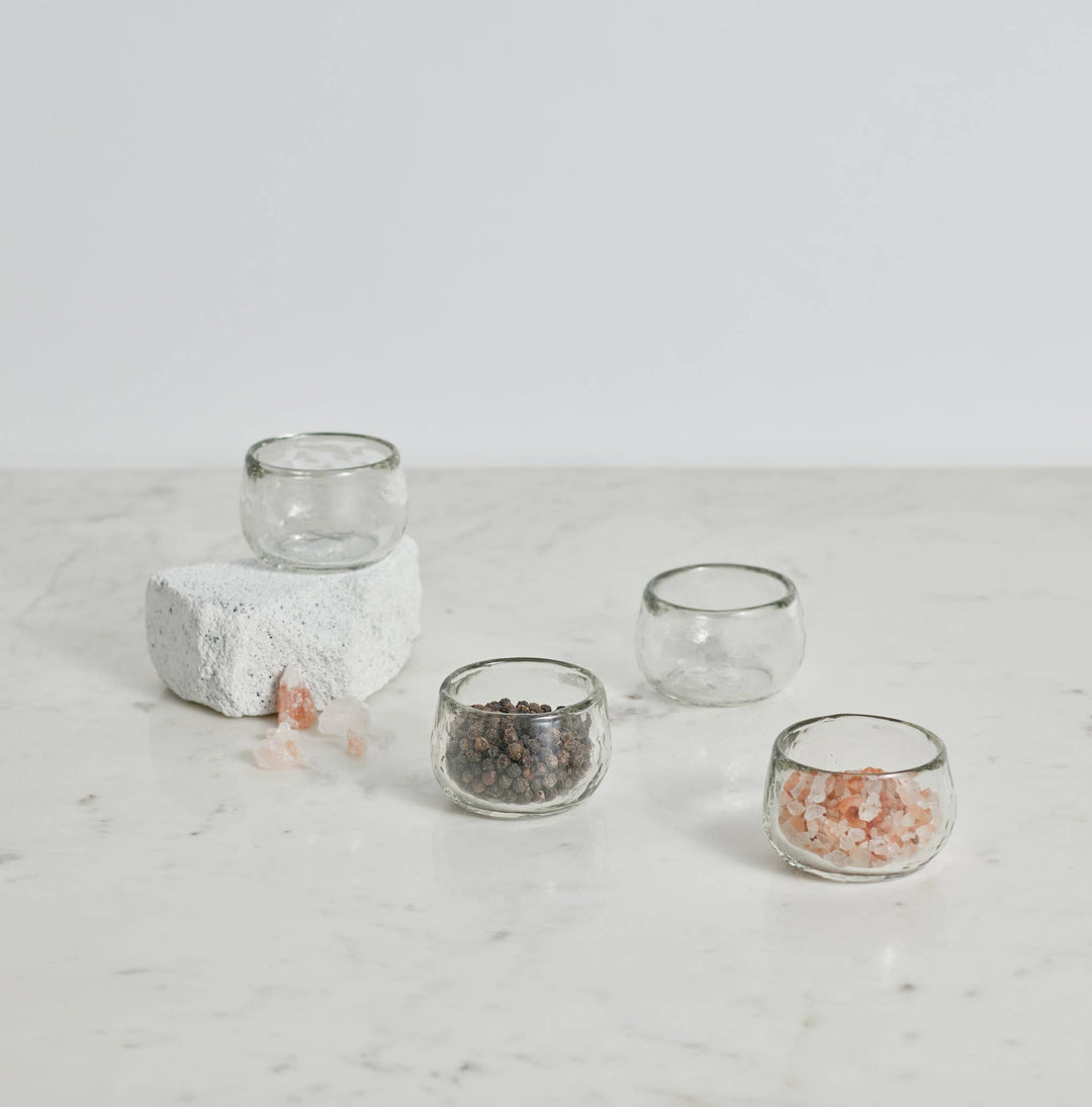 Pebbled Condiment Bowls - Set of 4