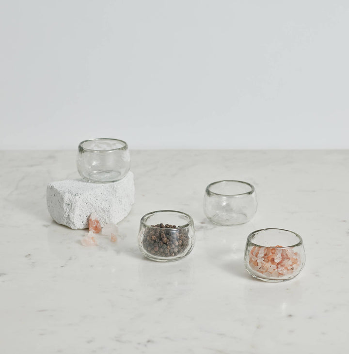 Pebbled Condiment Bowls - Set of 4